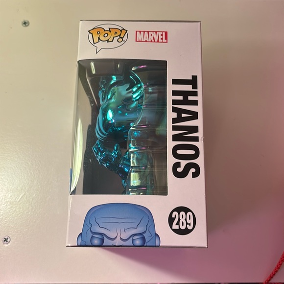 Blue Chrome Walmart Exclusive Thanos😊*NO POP PROTECTOR - Picture 2 of 6